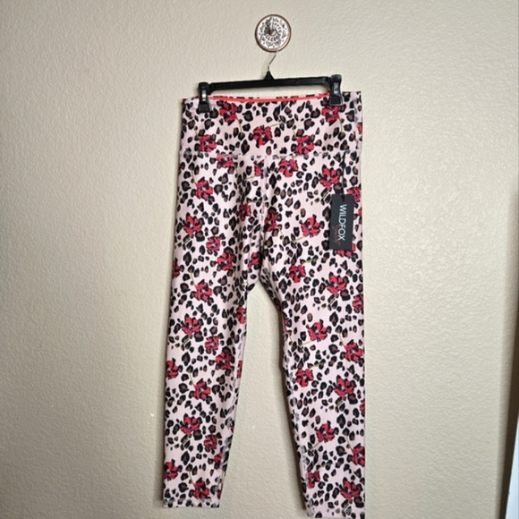 Wildfox Animal Floral Print High Rise Leggings NWT - Picture 1 of 5